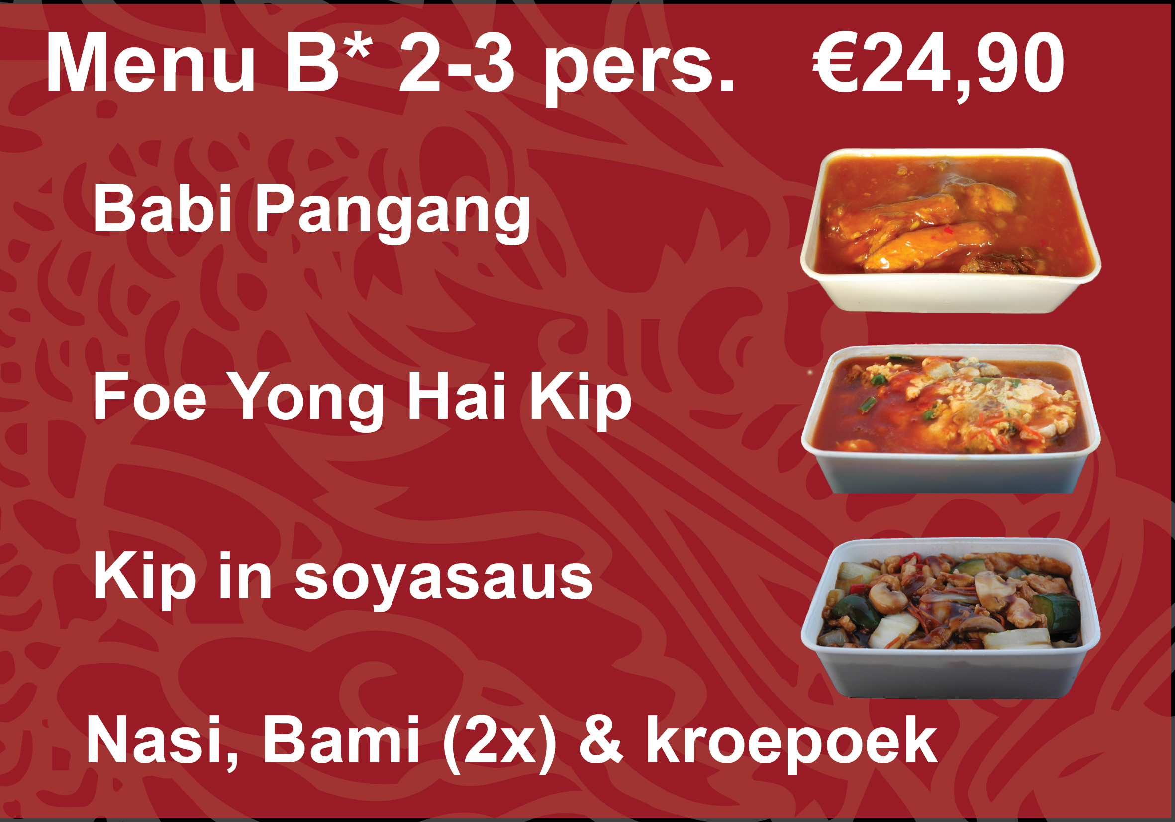 Menu B – Pak Boli